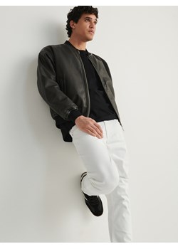 Reserved - Jeansy slim z efektem sprania - biały ze sklepu Reserved w kategorii Jeansy męskie - zdjęcie 171931814