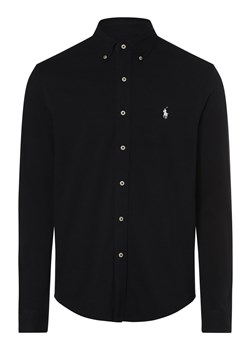 Polo Ralph Lauren Koszula męska Mężczyźni Slim Fit Bawełna granatowy jednolity ze sklepu vangraaf w kategorii Koszule męskie - zdjęcie 171932093