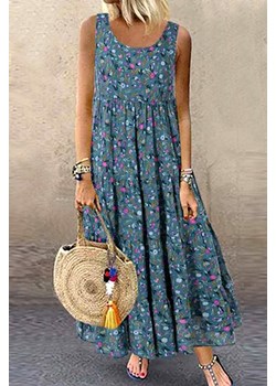 Sukienka DERFOLMA BLUE ze sklepu Ivet Shop w kategorii Sukienki - zdjęcie 171932664