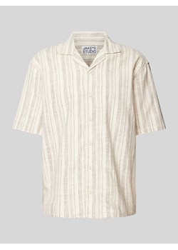 Koszula casualowa o kroju regular fit z wzorem w paski ze sklepu Peek&Cloppenburg  w kategorii Koszule męskie - zdjęcie 171932771