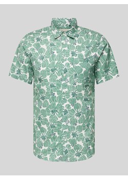 Koszula casualowa o kroju slim fit z nadrukiem na całej powierzchni ze sklepu Peek&Cloppenburg  w kategorii Koszule męskie - zdjęcie 171932903