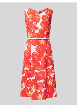 Sukienka o długości do kolan z paskiem ze sklepu Peek&Cloppenburg  w kategorii Sukienki - zdjęcie 171932912