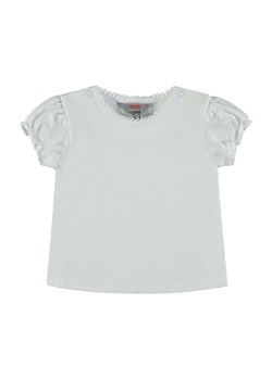 Dziewczęca bluzka z krótkim rękawem biała ze sklepu 5.10.15 w kategorii Bluzki dziewczęce - zdjęcie 171932953