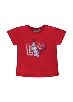 Dziewczęca koszulka z krótkim rękawem czerwona ze sklepu 5.10.15 w kategorii Koszulki niemowlęce - zdjęcie 171932962