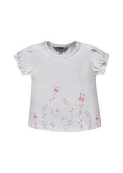 Dziewczęca koszulka z krótkim rękawem biała ze sklepu 5.10.15 w kategorii Koszulki niemowlęce - zdjęcie 171932991