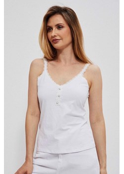 Koszulka damska na ramiączka biała ze sklepu 5.10.15 w kategorii Bluzki damskie - zdjęcie 171933003