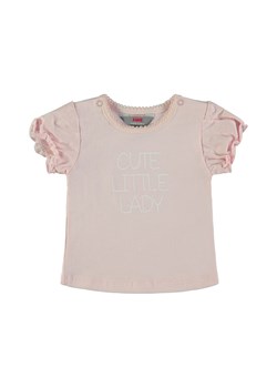 Dziewczęca koszulka z krótkim rękawem różowa ze sklepu 5.10.15 w kategorii Koszulki niemowlęce - zdjęcie 171933080