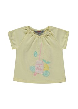 Dziewczęca bluzka z krótkim rękawem żółta ze sklepu 5.10.15 w kategorii Koszulki niemowlęce - zdjęcie 171933130