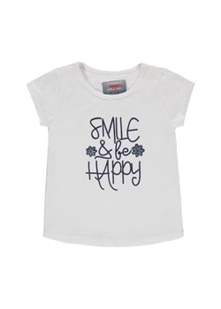 Dziewczęca koszulka z krótkim rękawem biała ze sklepu 5.10.15 w kategorii Bluzki dziewczęce - zdjęcie 171933141