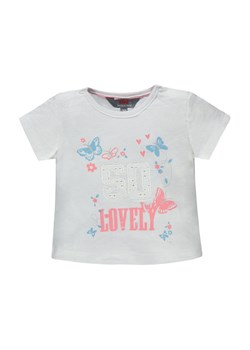Dziewczęca koszulka z krótkim rękawem biała ze sklepu 5.10.15 w kategorii Koszulki niemowlęce - zdjęcie 171933142