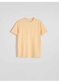 Reserved - Gładki t-shirt boxy - brzoskwiniowy ze sklepu Reserved w kategorii T-shirty męskie - zdjęcie 171933942