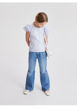 Reserved - Jeansy flare z rozcięciami - niebieski ze sklepu Reserved w kategorii Spodnie dziewczęce - zdjęcie 171934032