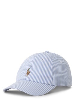 Polo Ralph Lauren Czapka męska Mężczyźni Bawełna jasnoniebieski w paski ze sklepu vangraaf w kategorii Czapki z daszkiem męskie - zdjęcie 171934121