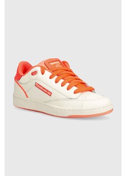 Reebok Classic sneakersy skórzane Club C kolor beżowy 100074249 ze sklepu ANSWEAR.com w kategorii Buty sportowe damskie - zdjęcie 171934433