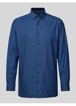 Koszula biznesowa o kroju modern fit z fakturowanym wzorem model ‘Global’ ze sklepu Peek&Cloppenburg  w kategorii Koszule męskie - zdjęcie 171934583
