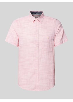 Koszula casualowa o kroju regular fit z fakturowanym wzorem ze sklepu Peek&Cloppenburg  w kategorii Koszule męskie - zdjęcie 171934632