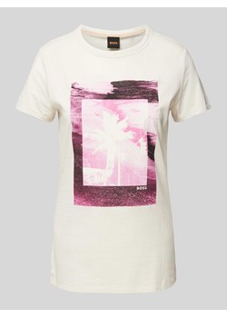 T-shirt z nadrukiem z motywem model ‘Elogo’ ze sklepu Peek&Cloppenburg  w kategorii Bluzki damskie - zdjęcie 171934844