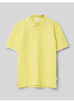 Koszulka polo z detalami z logo ze sklepu Peek&Cloppenburg  w kategorii T-shirty chłopięce - zdjęcie 171934851