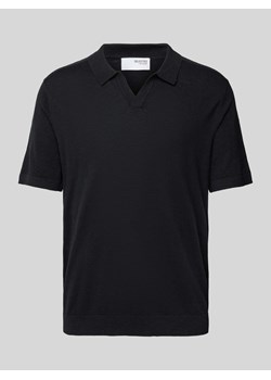 Koszulka polo o kroju regular fit z dekoltem w serek model ‘BERG’ ze sklepu Peek&Cloppenburg  w kategorii T-shirty męskie - zdjęcie 171934944