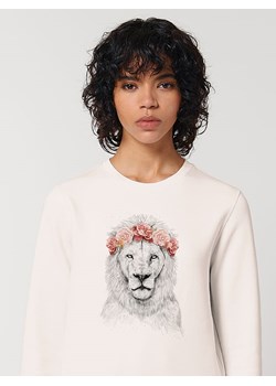 WOOOP Bluza &quot;Festival Lion Spring&quot; w kolorze kremowym ze sklepu Limango Polska w kategorii Bluzy damskie - zdjęcie 171935592