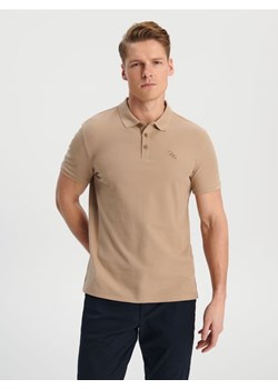 Sinsay - Koszulka polo - beżowy ze sklepu Sinsay w kategorii T-shirty męskie - zdjęcie 171937161