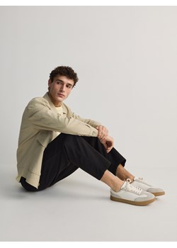 Reserved - Sneakersy z łączonych materiałów - biały ze sklepu Reserved w kategorii Buty sportowe męskie - zdjęcie 171938501