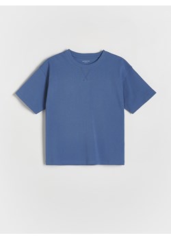 Reserved - Bawełniany t-shirt oversize - granatowy ze sklepu Reserved w kategorii T-shirty chłopięce - zdjęcie 171938714