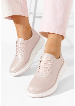 Różowe sneakersy damskie Novina ze sklepu Zapatos w kategorii Półbuty damskie - zdjęcie 171938874
