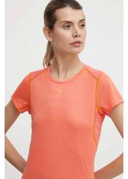Mizuno t-shirt do biegania DryAeroFlow kolor pomarańczowy J2GAB204 ze sklepu ANSWEAR.com w kategorii Bluzki damskie - zdjęcie 171940331