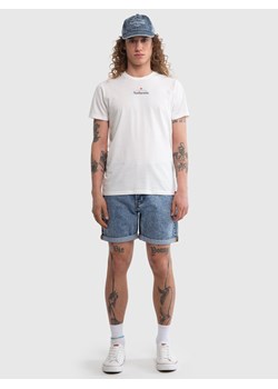 Koszulka męska z linii Authentic z nadrukiem biała Techmunen 100 ze sklepu Big Star w kategorii T-shirty męskie - zdjęcie 171944592