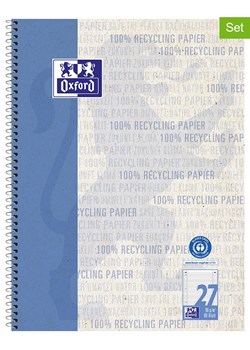 Oxford Kołozeszyty (5 szt.) &quot;Oxford Recycling&quot; w kolorze niebieskim - A4 ze sklepu Limango Polska w kategorii Akcesoria biurowe - zdjęcie 171945920