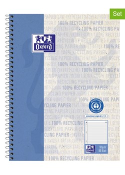 Oxford Kołozeszyty (5 szt.) &quot;Oxford Recycling&quot; w kolorze niebieskim - A5 ze sklepu Limango Polska w kategorii Akcesoria biurowe - zdjęcie 171945922