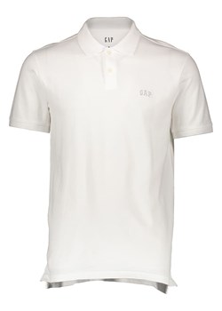 GAP Koszulka polo w kolorze białym ze sklepu Limango Polska w kategorii T-shirty męskie - zdjęcie 171946290