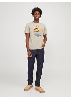 Jack &amp; Jones Koszulka w kolorze beżowym ze sklepu Limango Polska w kategorii T-shirty męskie - zdjęcie 171946574