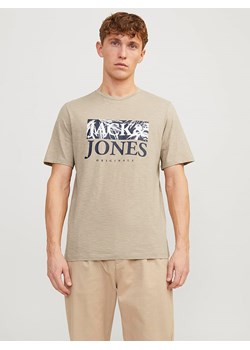 Jack &amp; Jones Koszulka w kolorze beżowym ze sklepu Limango Polska w kategorii T-shirty męskie - zdjęcie 171947433