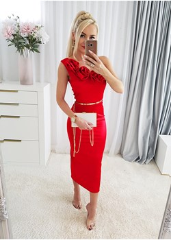 Sukienka Sylvia Czerwona ze sklepu Iwette Fashion w kategorii Sukienki - zdjęcie 171949663