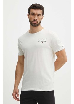 Tommy Hilfiger t-shirt lounge bawełniany kolor biały melanżowy ze sklepu ANSWEAR.com w kategorii T-shirty męskie - zdjęcie 171950634