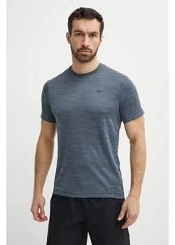 Reebok t-shirt treningowy Athlete 2.0 kolor szary melanżowy 100075792 ze sklepu ANSWEAR.com w kategorii T-shirty męskie - zdjęcie 171950652