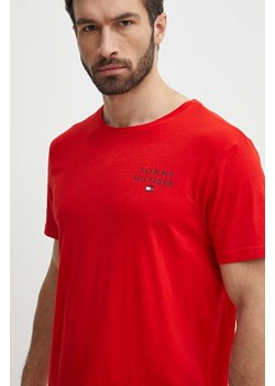 Tommy Hilfiger t-shirt lounge bawełniany kolor czerwony melanżowy UM0UM02916 ze sklepu ANSWEAR.com w kategorii T-shirty męskie - zdjęcie 171950672