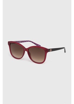 Guess okulary przeciwsłoneczne damskie kolor fioletowy GU7920_5869G ze sklepu ANSWEAR.com w kategorii Okulary przeciwsłoneczne damskie - zdjęcie 171950921