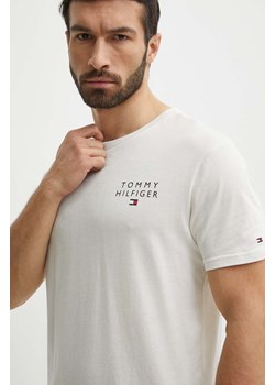 Tommy Hilfiger t-shirt lounge bawełniany kolor biały melanżowy ze sklepu ANSWEAR.com w kategorii T-shirty męskie - zdjęcie 171950960