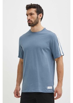Tommy Hilfiger t-shirt bawełniany męski kolor niebieski gładki ze sklepu ANSWEAR.com w kategorii T-shirty męskie - zdjęcie 171951043