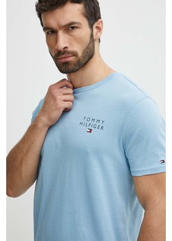Tommy Hilfiger t-shirt lounge bawełniany kolor niebieski melanżowy ze sklepu ANSWEAR.com w kategorii T-shirty męskie - zdjęcie 171951191