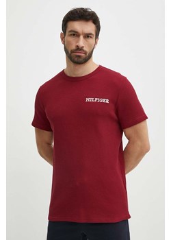 Tommy Hilfiger t-shirt lounge bawełniany kolor czerwony gładki ze sklepu ANSWEAR.com w kategorii T-shirty męskie - zdjęcie 171951193