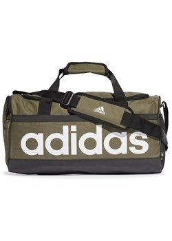 Torba adidas Essentials Linear Duffel Bag Extra Small HR5354 - zielona ze sklepu streetstyle24.pl w kategorii Torby sportowe - zdjęcie 171951860