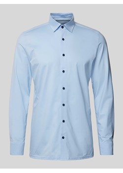 Koszula biznesowa o kroju Modern Fit z kołnierzykiem typu kent ze sklepu Peek&Cloppenburg  w kategorii Koszule męskie - zdjęcie 171951891