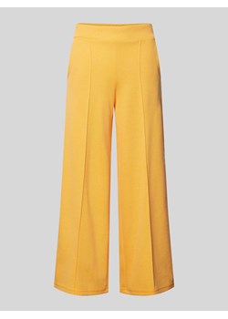 Spodnie materiałowe z szeroką,skróconą nogawką model ‘KATE’ ze sklepu Peek&Cloppenburg  w kategorii Spodnie damskie - zdjęcie 171952024