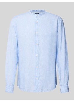Koszula casualowa z lnu ze stójką ze sklepu Peek&Cloppenburg  w kategorii Koszule męskie - zdjęcie 171952030
