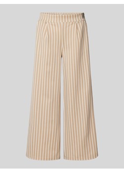 Spodnie materiałowe z szeroką,skróconą nogawką model ‘Kate’ ze sklepu Peek&Cloppenburg  w kategorii Spodnie damskie - zdjęcie 171952154