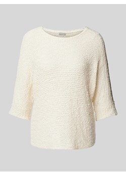 Sweter z dzianiny z fakturowanym wzorem model ‘Britt’ ze sklepu Peek&Cloppenburg  w kategorii Swetry damskie - zdjęcie 171952234